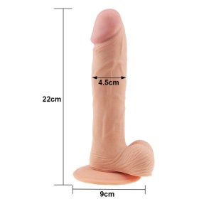 Ultra soft Dude ekstra realistični dildo LVTOY00116-4